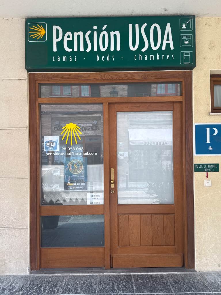 Pensión Usoa photo 4, guesthouse accommodation in Zubiri on the Camino Frances