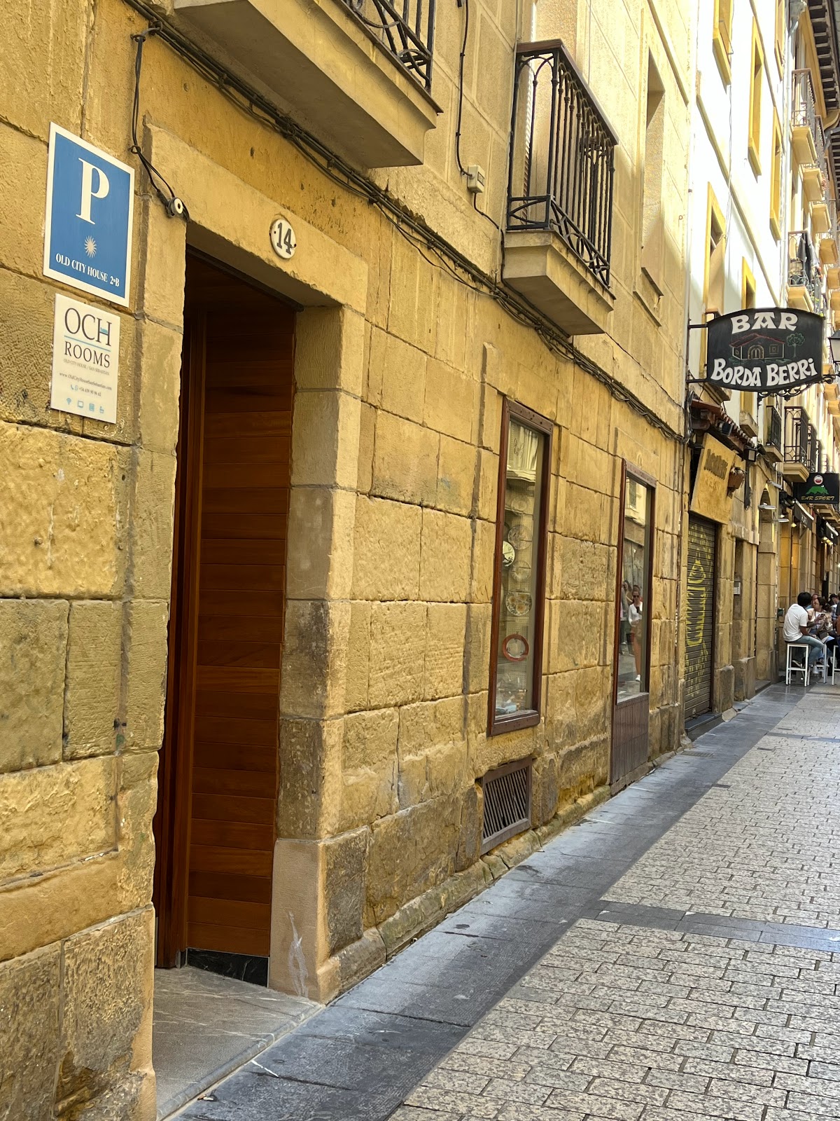 Pensión Old City House och rooms, pension accommodation in San Sebastian on the Camino del Norte
