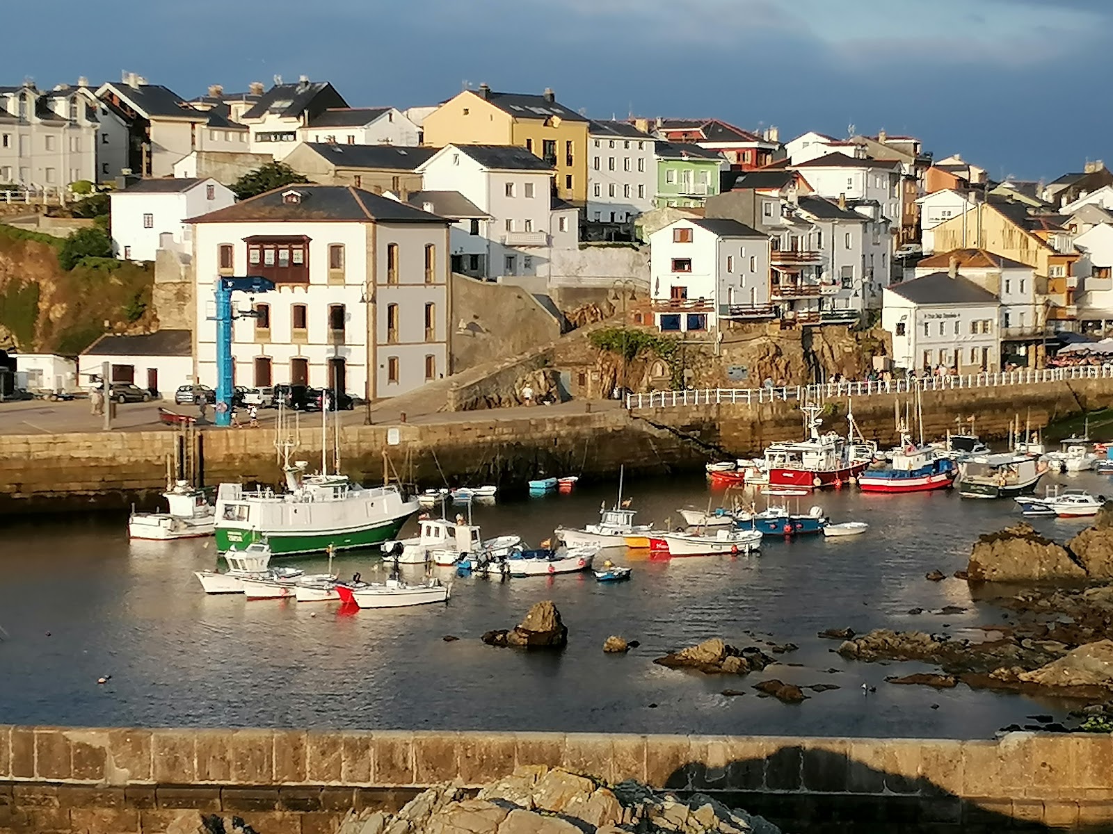 Tapia de Casariego locality view on the Camino del Norte route