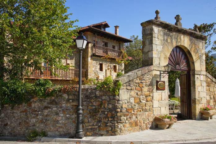 Hazas locality view on the Camino del Norte route