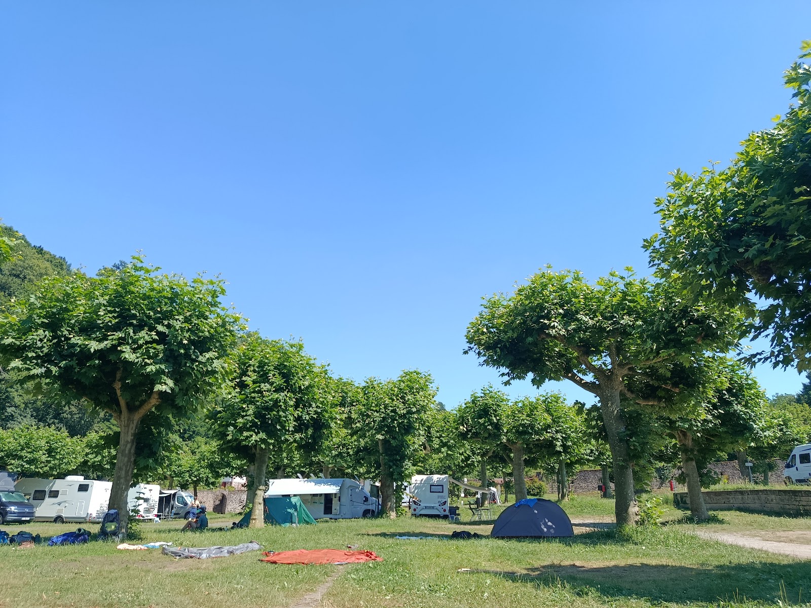 Camping municipal Plaza Berri photo 5, municipal accommodation in St Jean Pied de Port on the Camino Frances