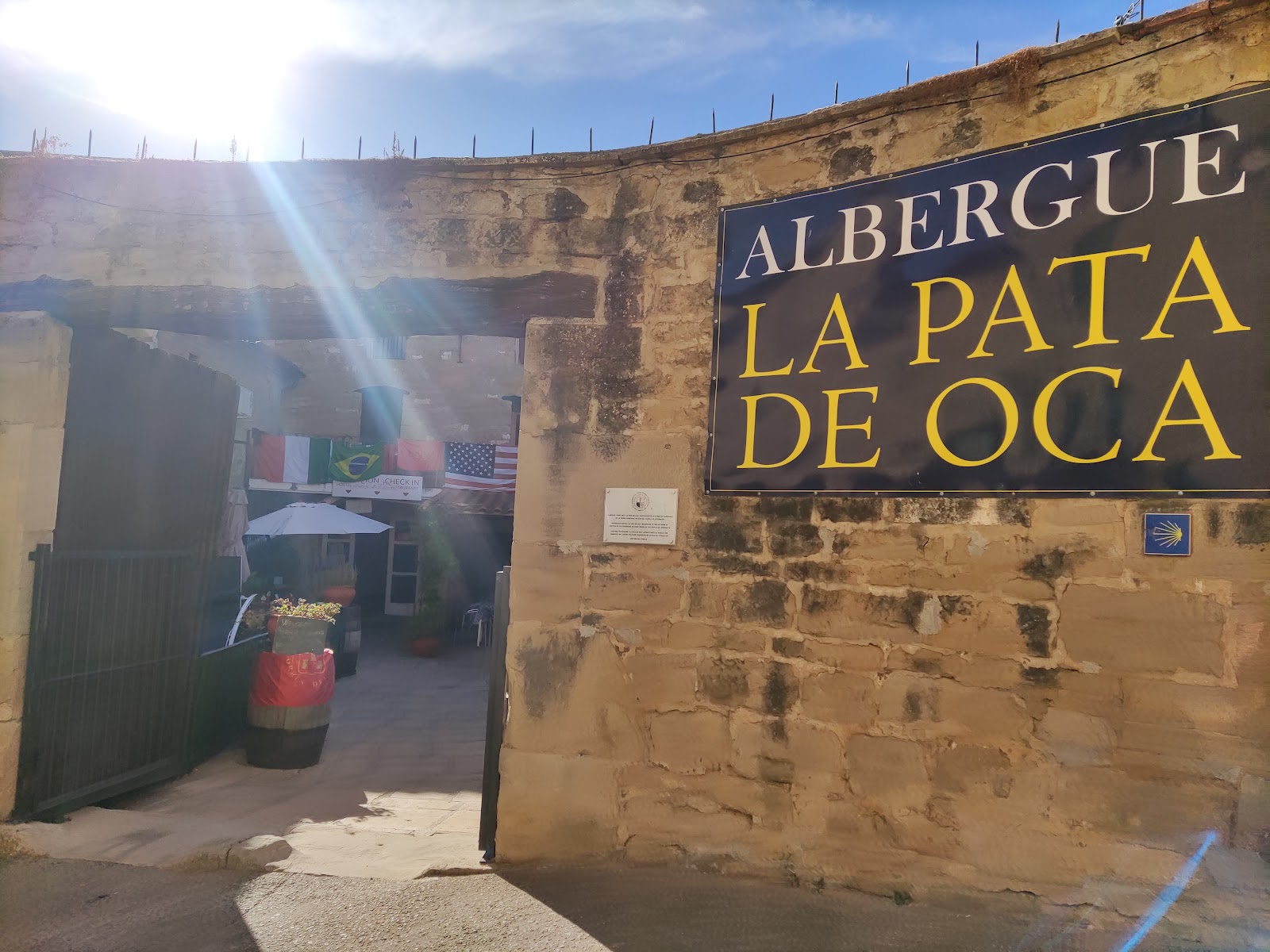 Albergue Los Arcos, hostel accommodation in Los Arcos on the Camino Frances