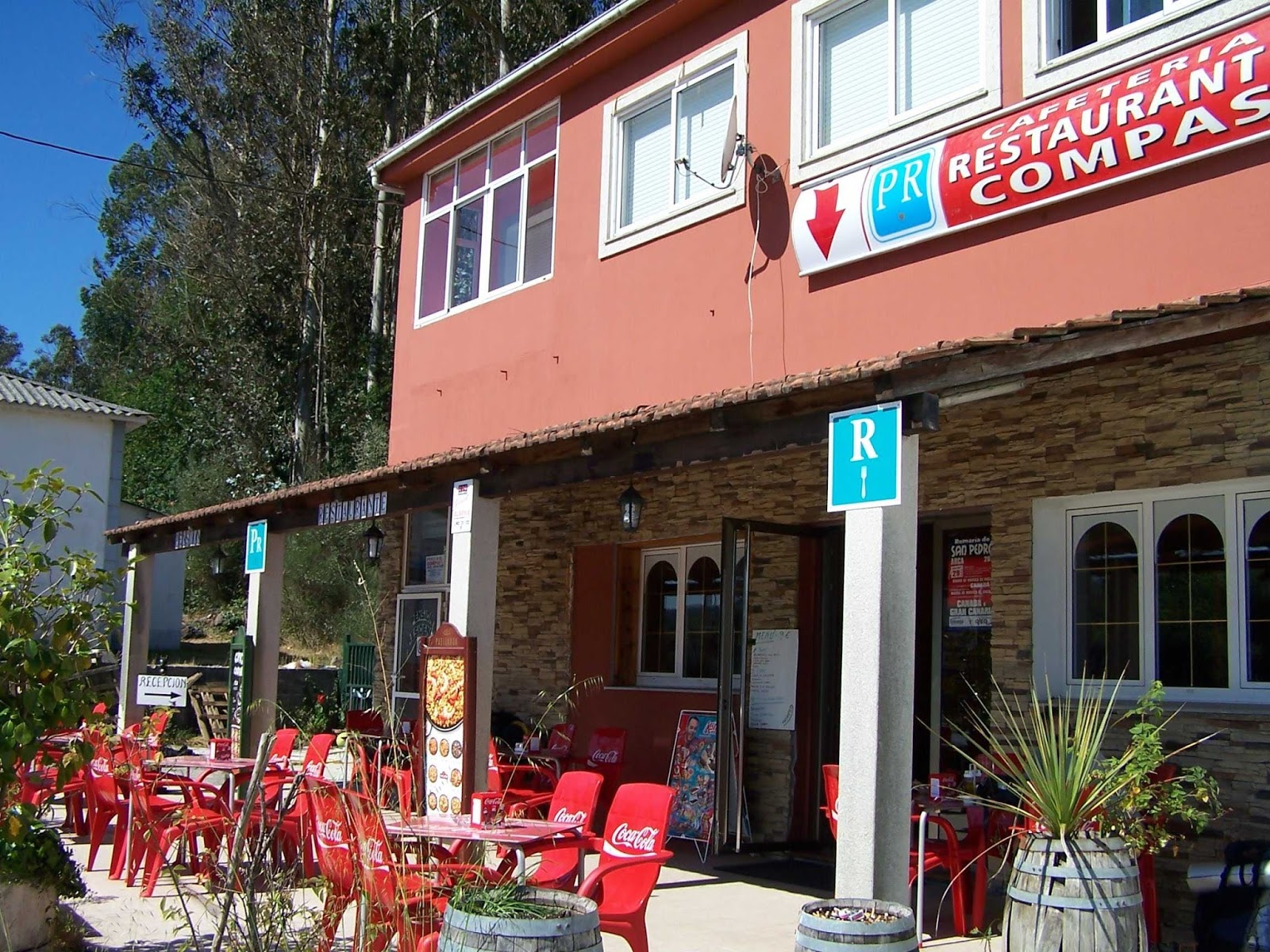 Pension Compas, guesthouse accommodation in Pedrouze / Arca on the Camino Frances