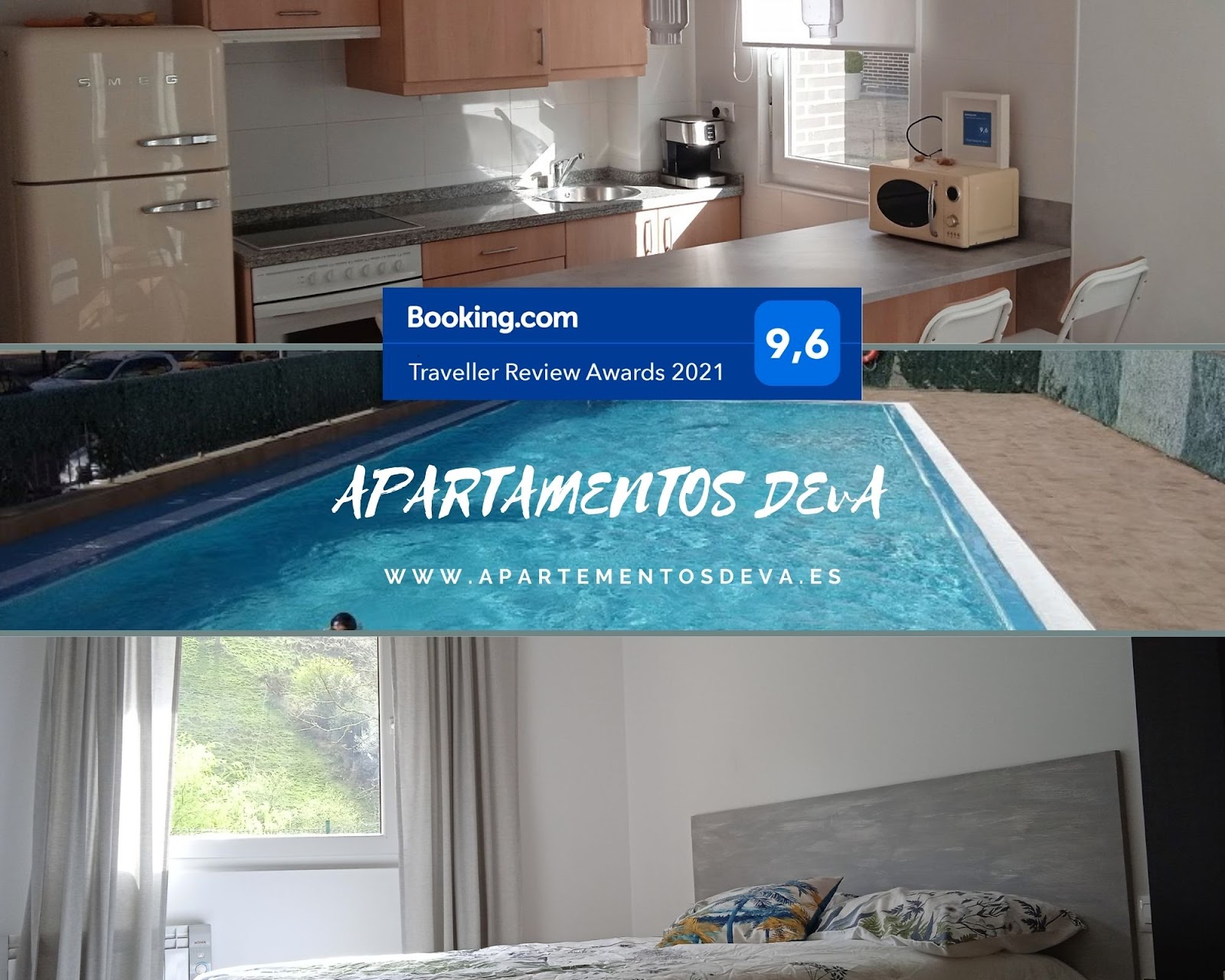 Apartamentos Deva, apartment accommodation in Unquera on the Camino del Norte