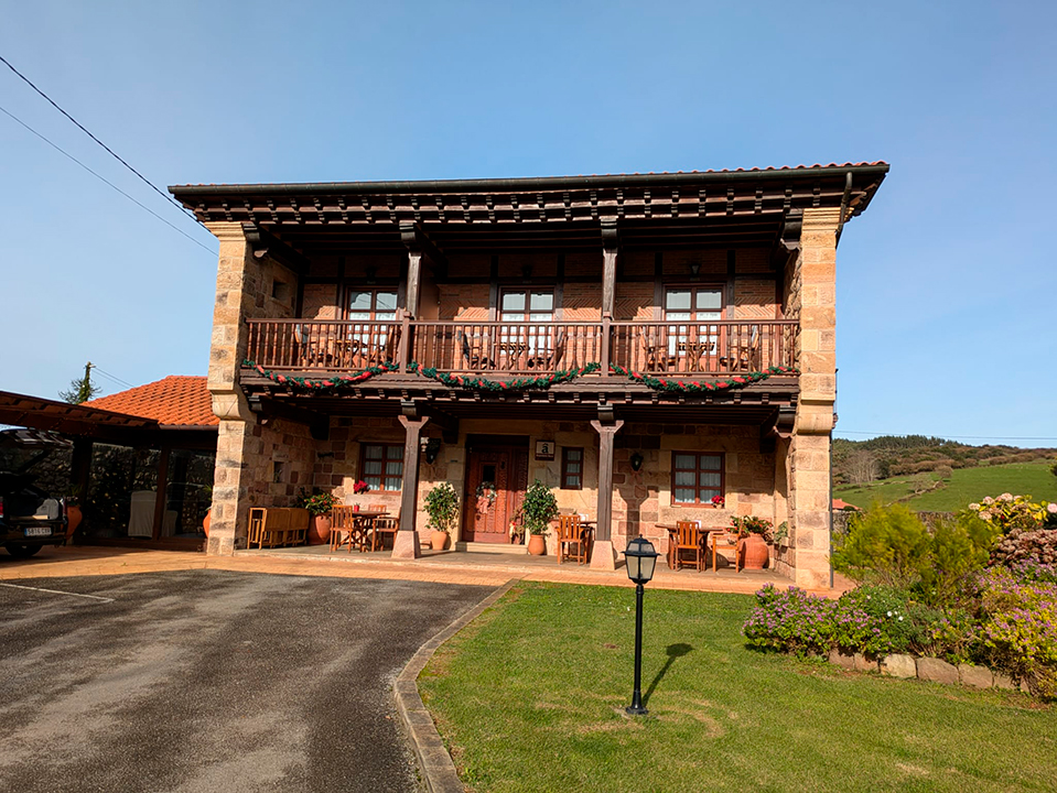 Oreña locality view on the Camino del Norte route