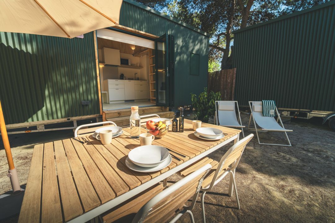 Camping Las Hortensias, camping accommodation in La Franca on the Camino del Norte
