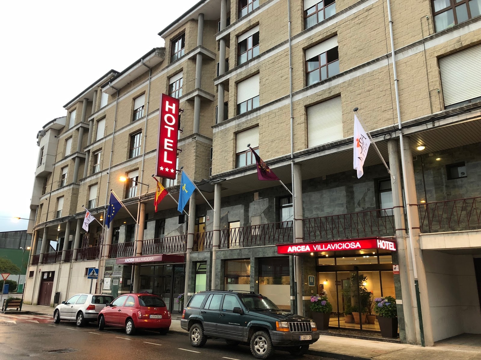 Villaviciosa locality view on the Camino del Norte route
