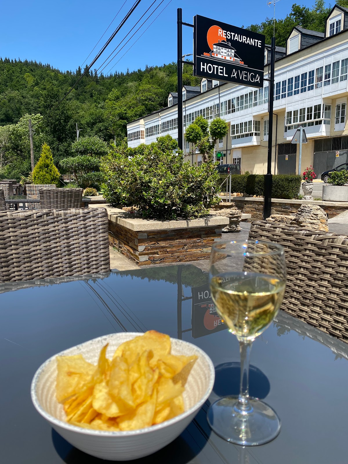 Hotel A Veiga photo 17, hotel accommodation in Samos on the Camino Frances
