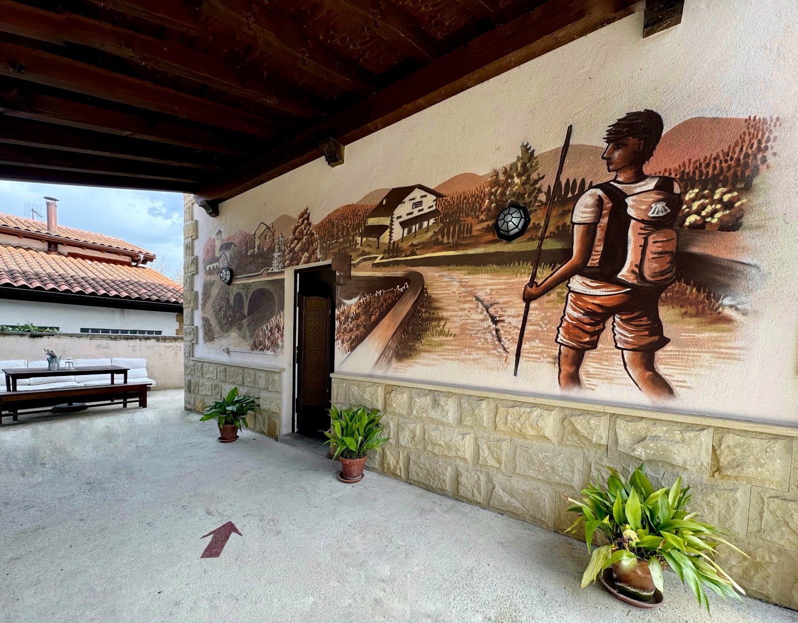 Albergue San Nicolas photo 13, hostel accommodation in Larrasoaña on the Camino Frances
