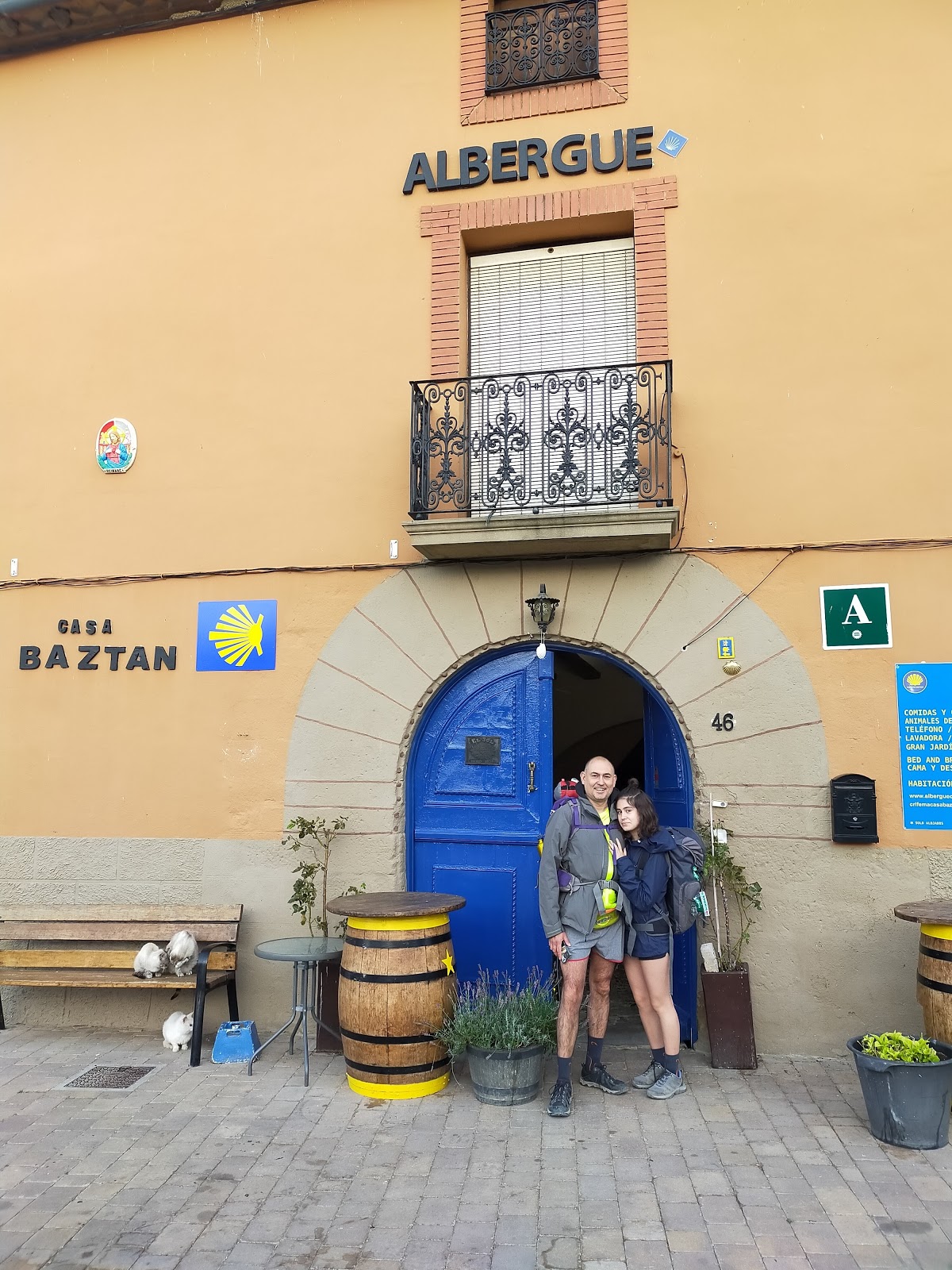 Albergue Casa Baztán, albergue accommodation in Uterga on the Camino Frances