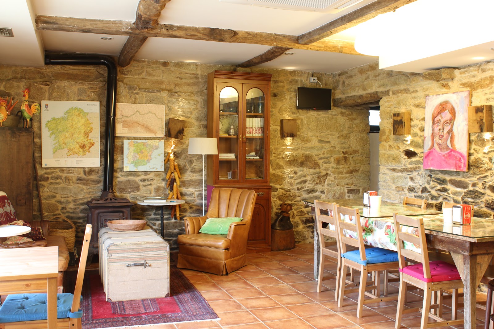 A paso de formiga, pension accommodation in Portos/Lestedo on the Camino Frances