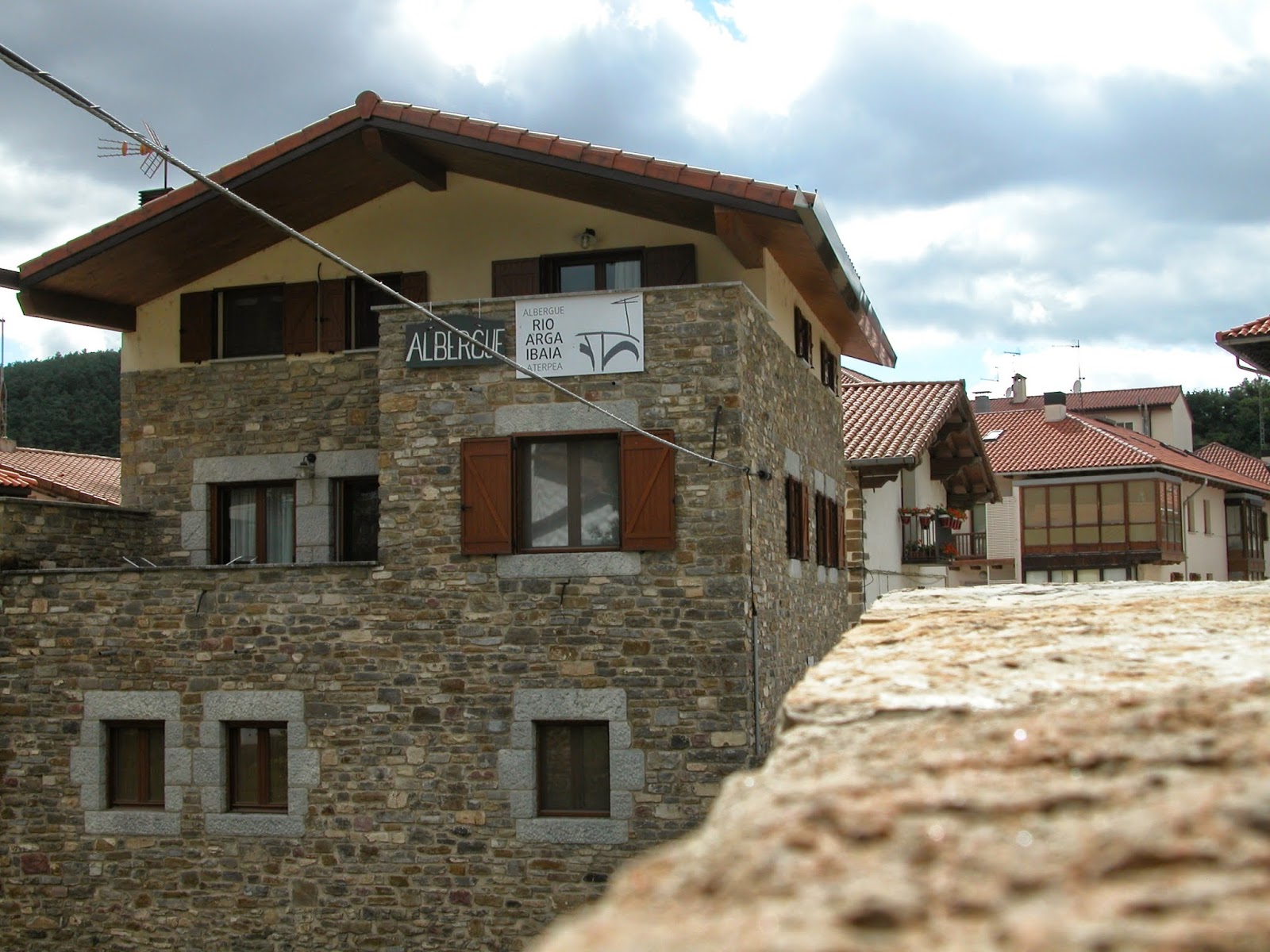 Hostel Rio Arga, albergue accommodation in Zubiri on the Camino Frances
