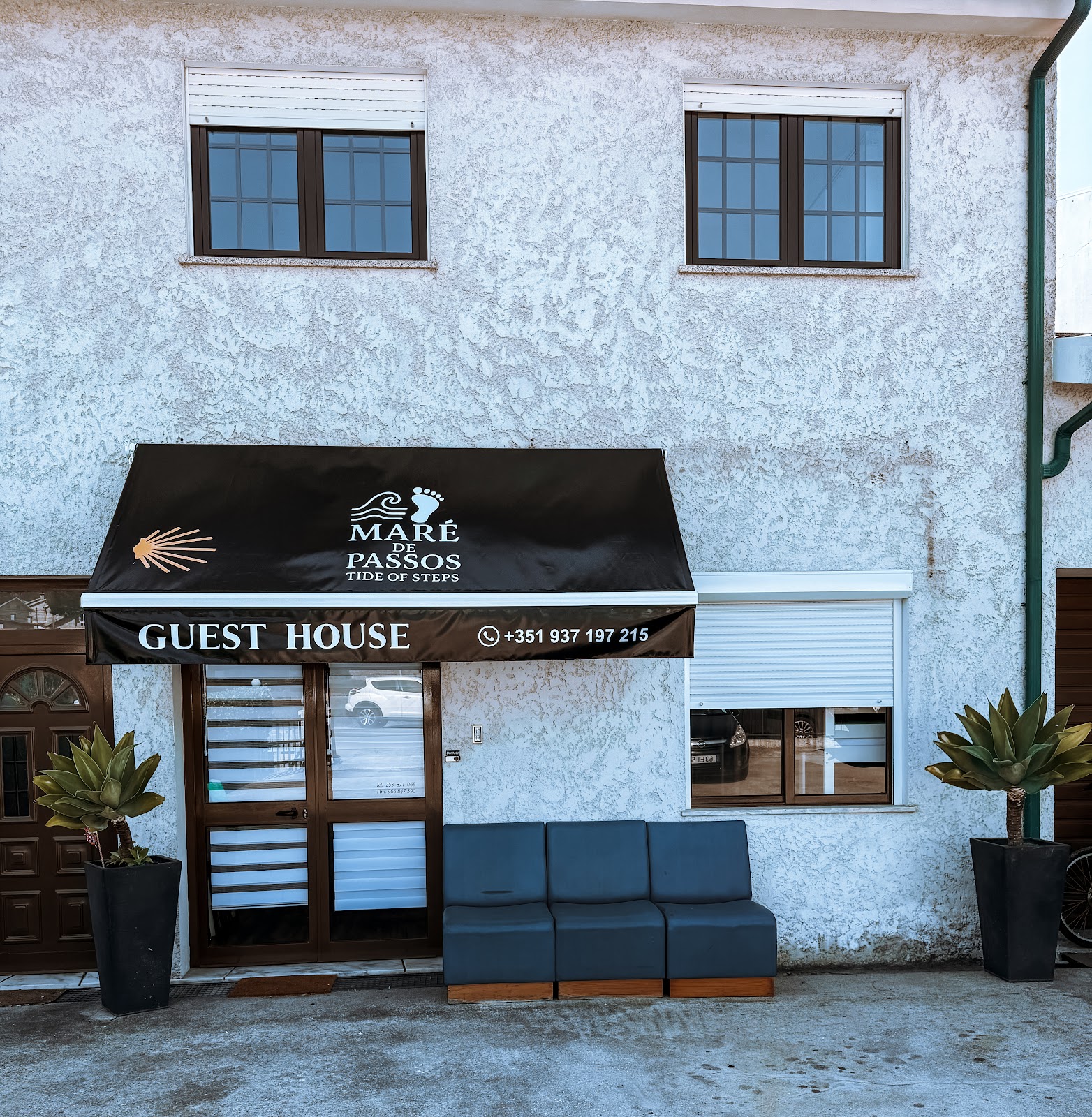 Maré de Passos / Tide of Steps, albergue accommodation in Marinhas on the Camino Portuguese