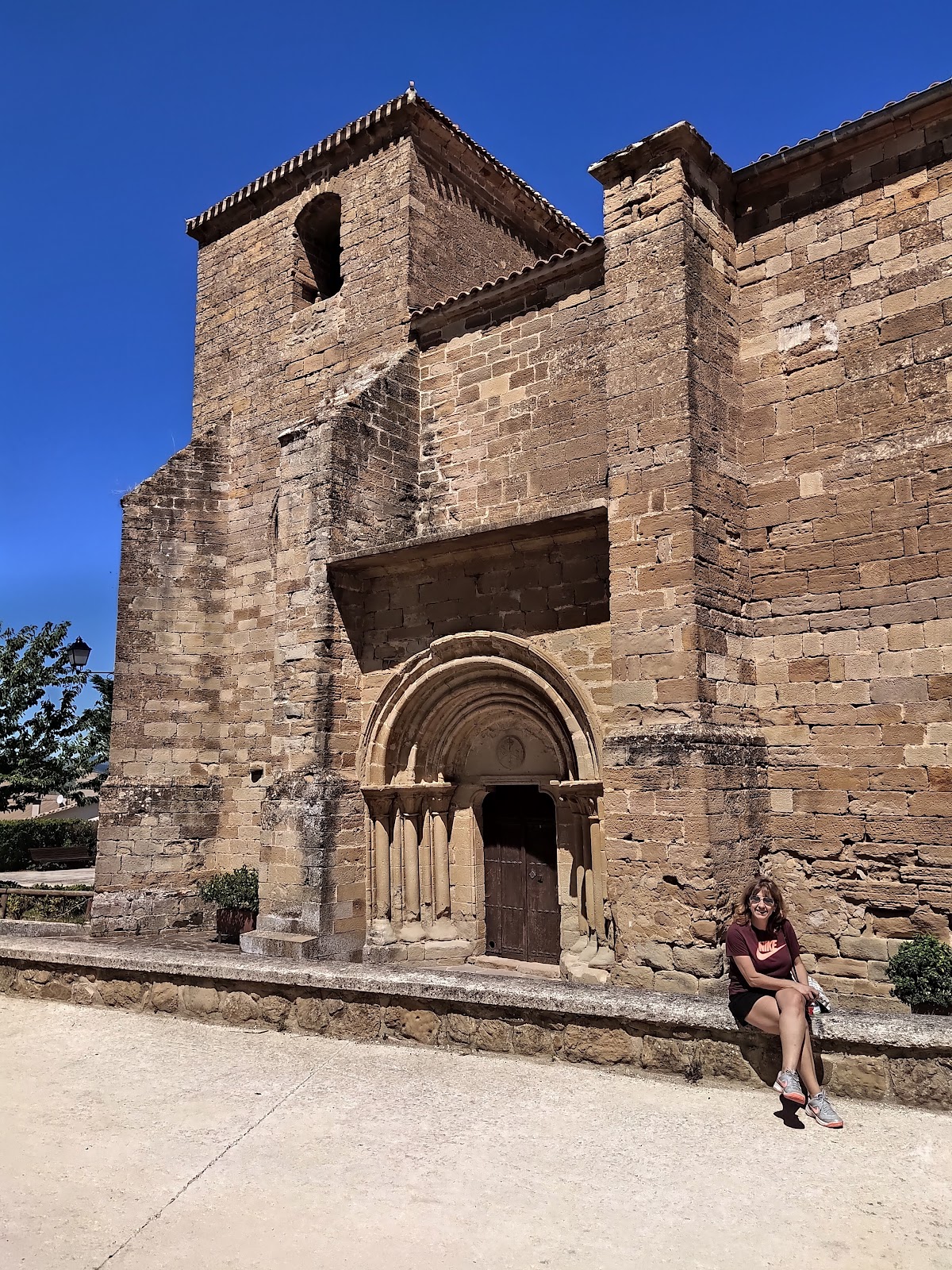Zariquiegui locality view on the Camino Frances route