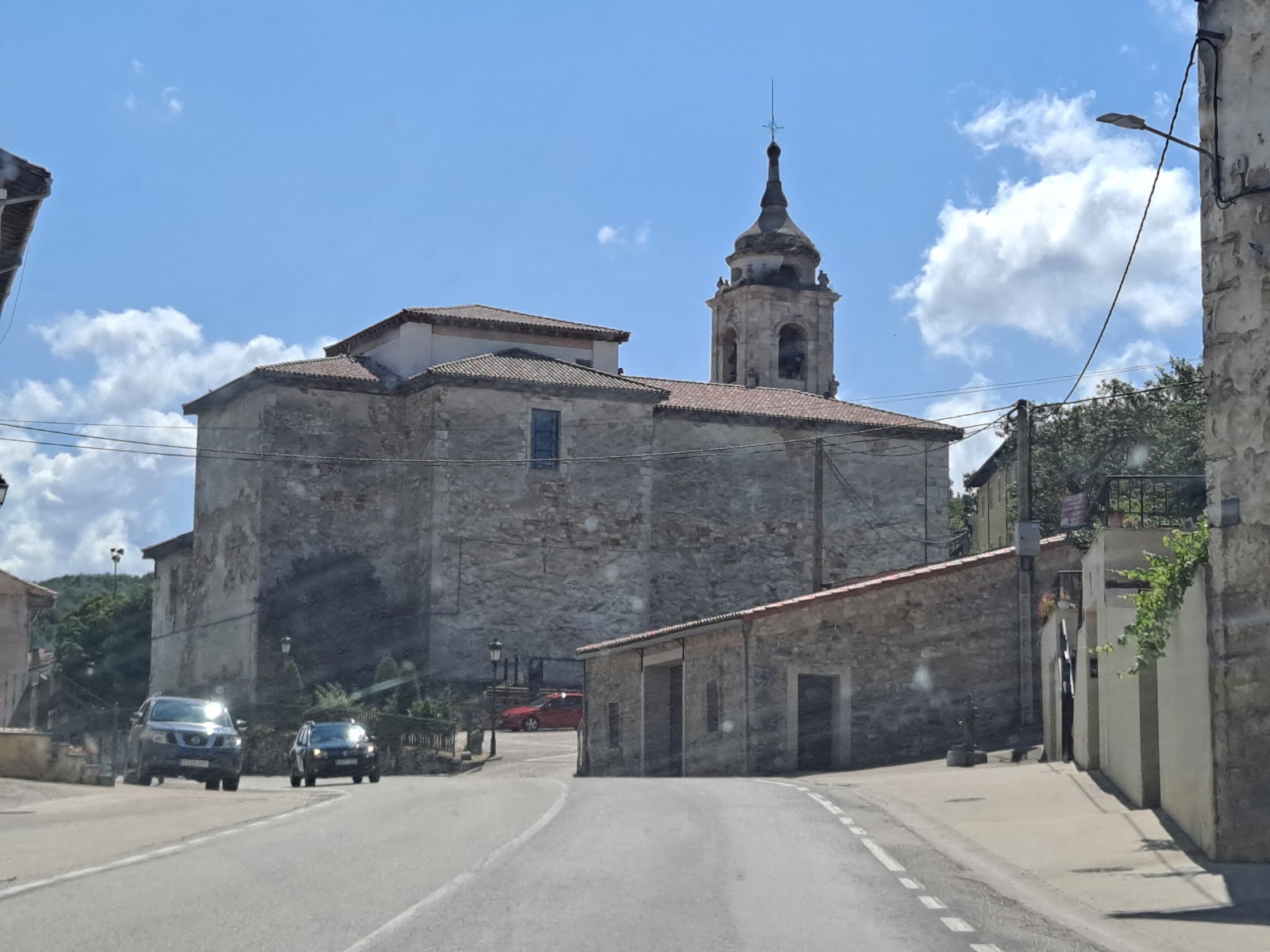 Villafranca Montes de Oca locality view on the Camino Frances route