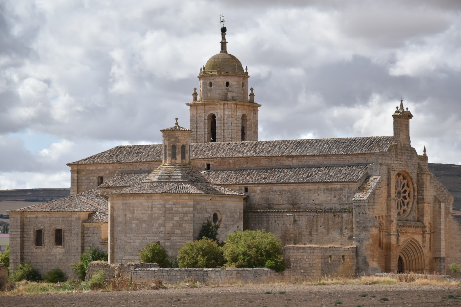 Castrojeriz locality view on the Camino Frances route
