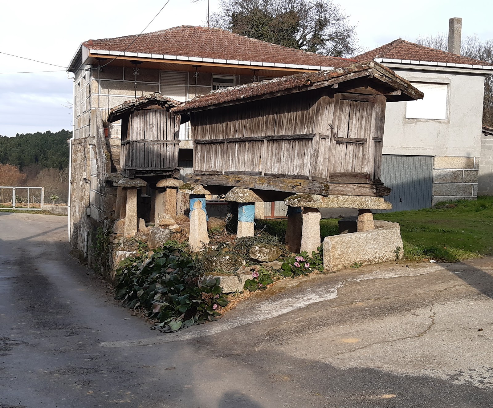 Vilachá locality view on the Camino Frances route