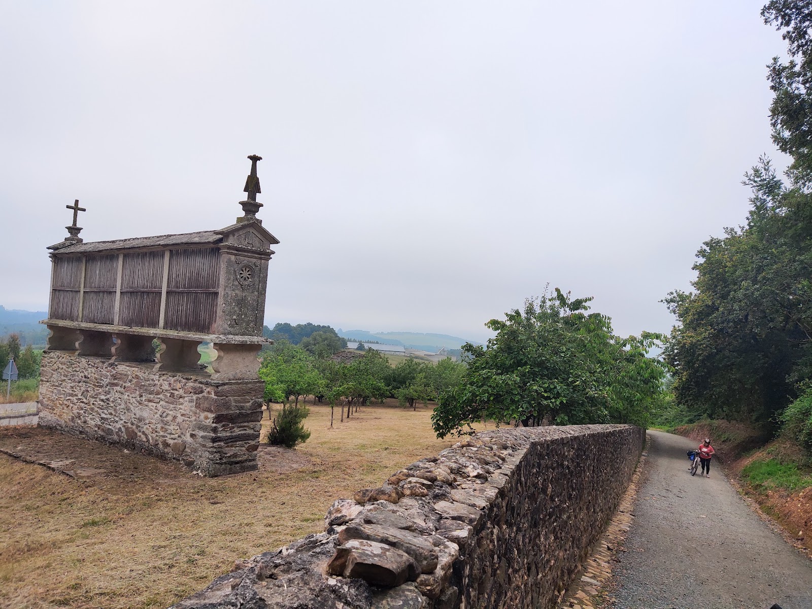 Gonzar locality view on the Camino Frances route
