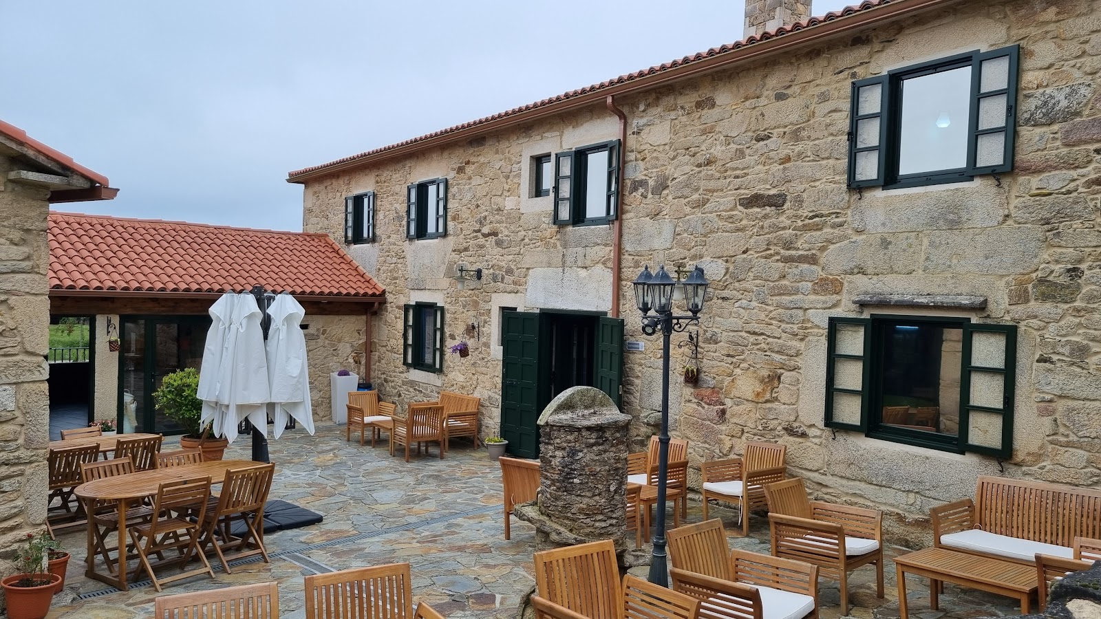 Os Valos locality view on the Camino Frances route