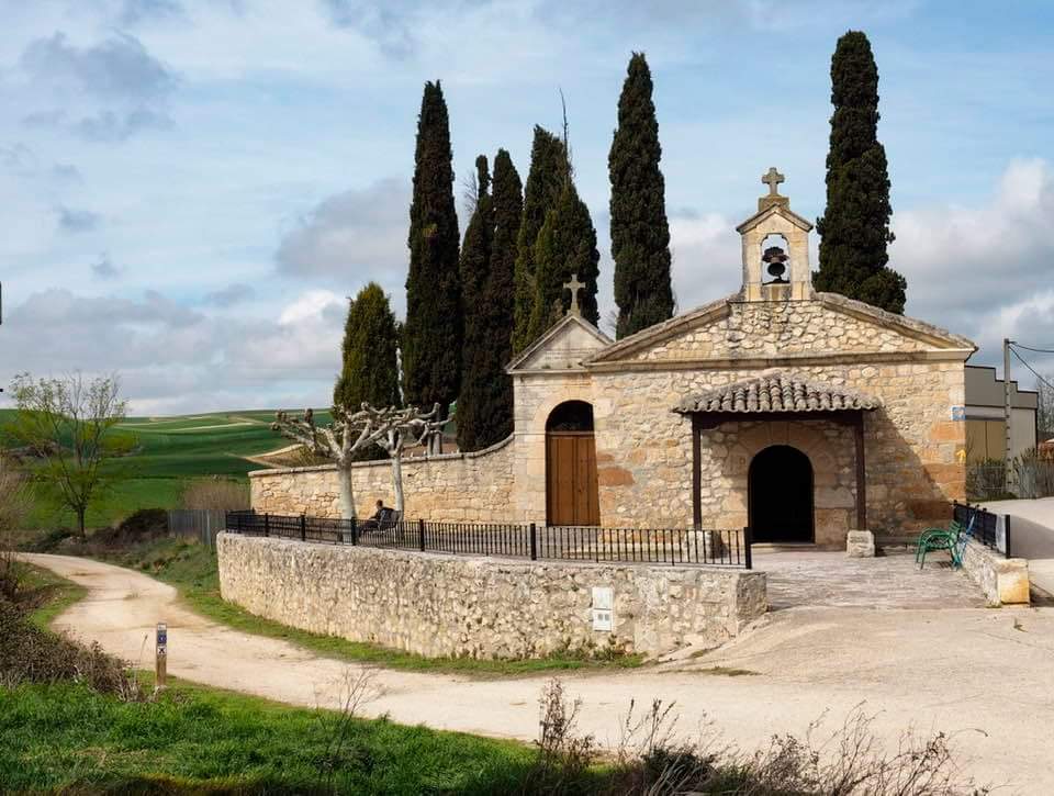 Rabé de las Calzadas locality view on the Camino Frances route