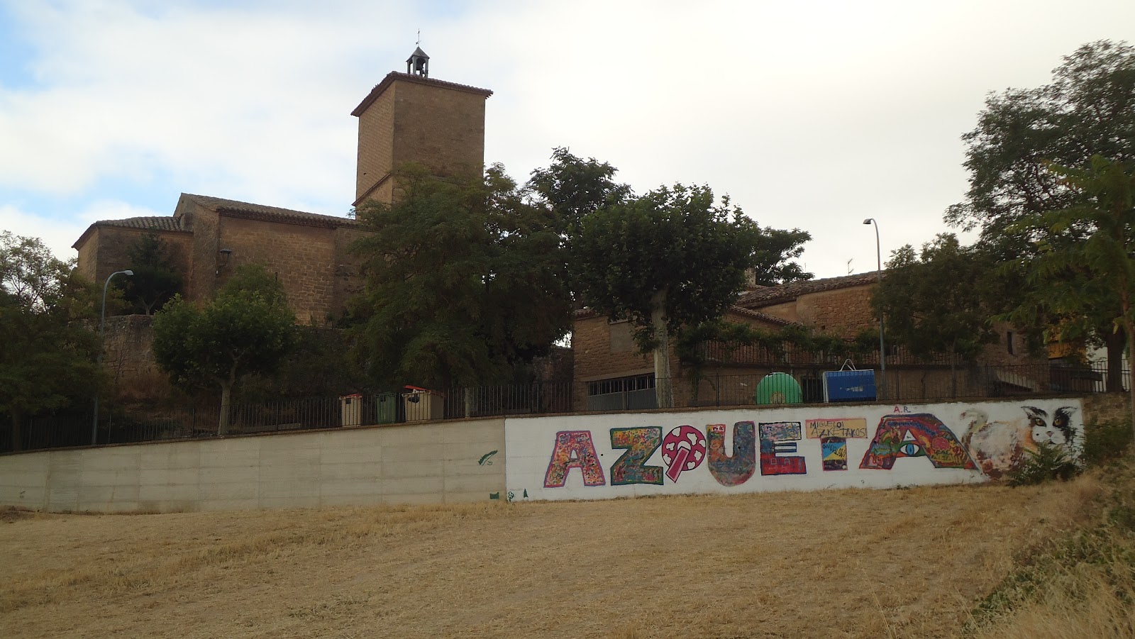 Azqueta locality view on the Camino Frances route