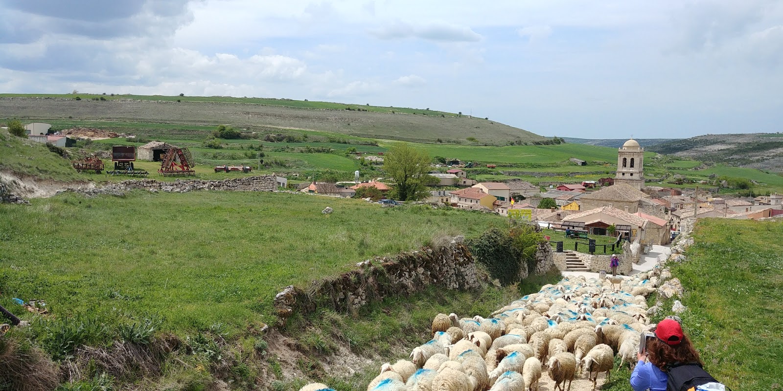 Hontanas locality view on the Camino Frances route