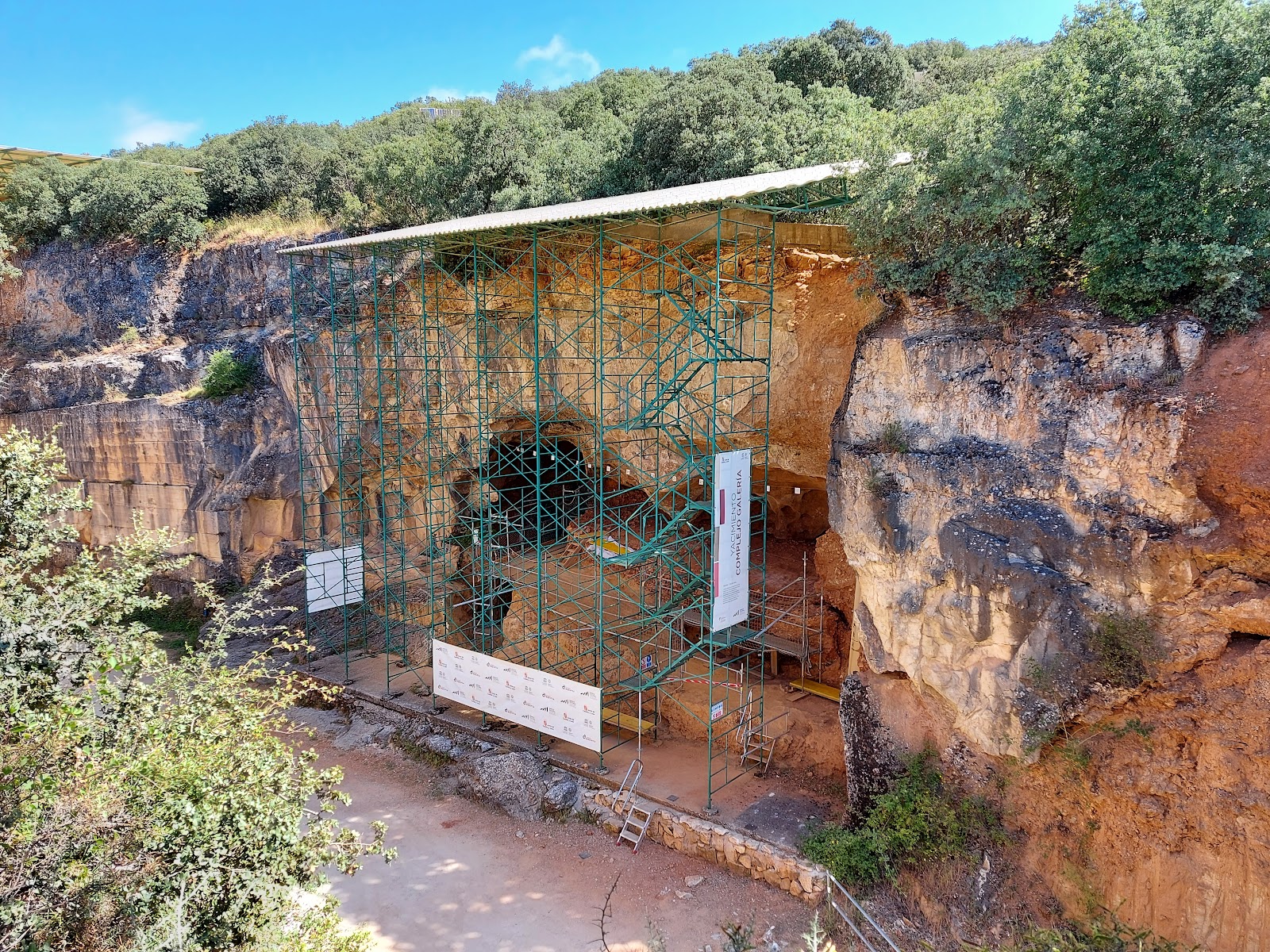 Atapuerca locality view on the Camino Frances route