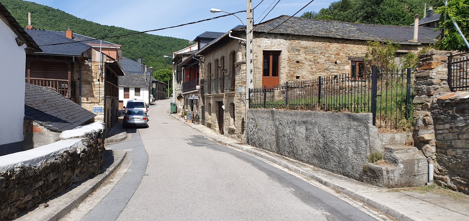 Trabadelo locality view on the Camino Frances route