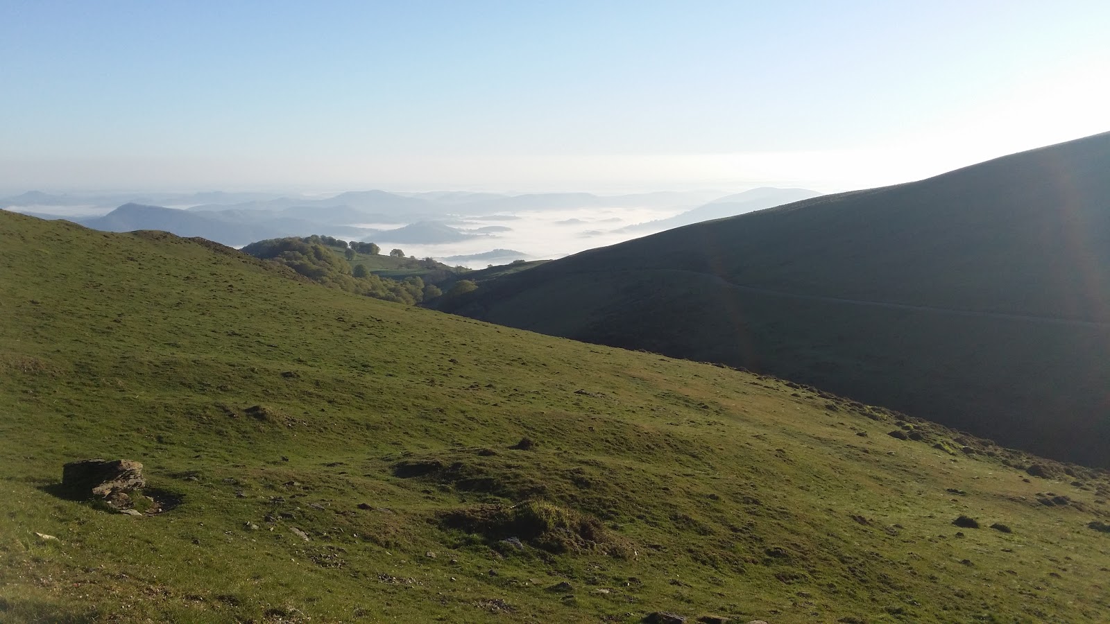 Orisson locality view on the Camino Frances route