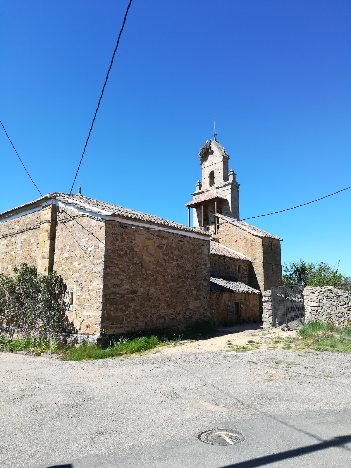El Ganso locality view on the Camino Frances route