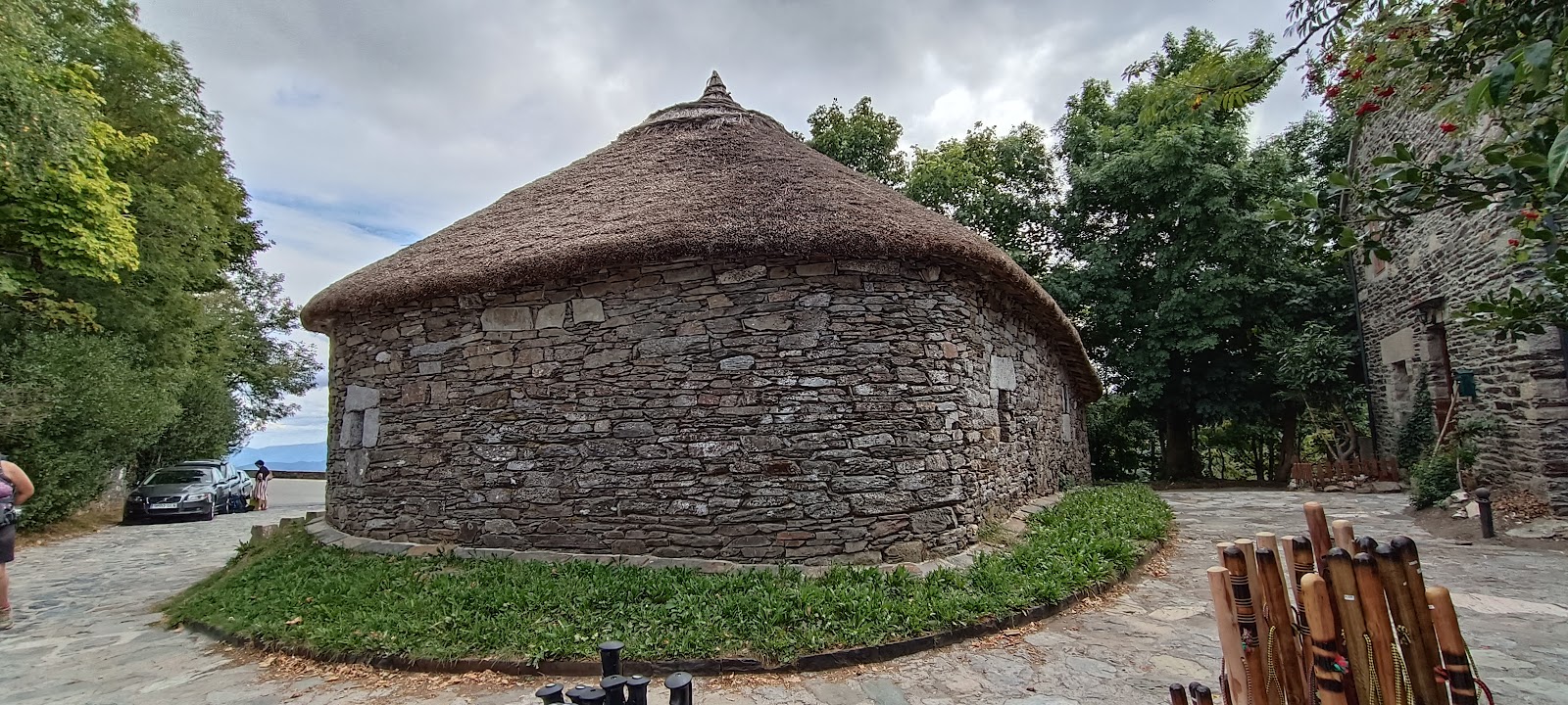 O Cebreiro locality view on the Camino Frances route