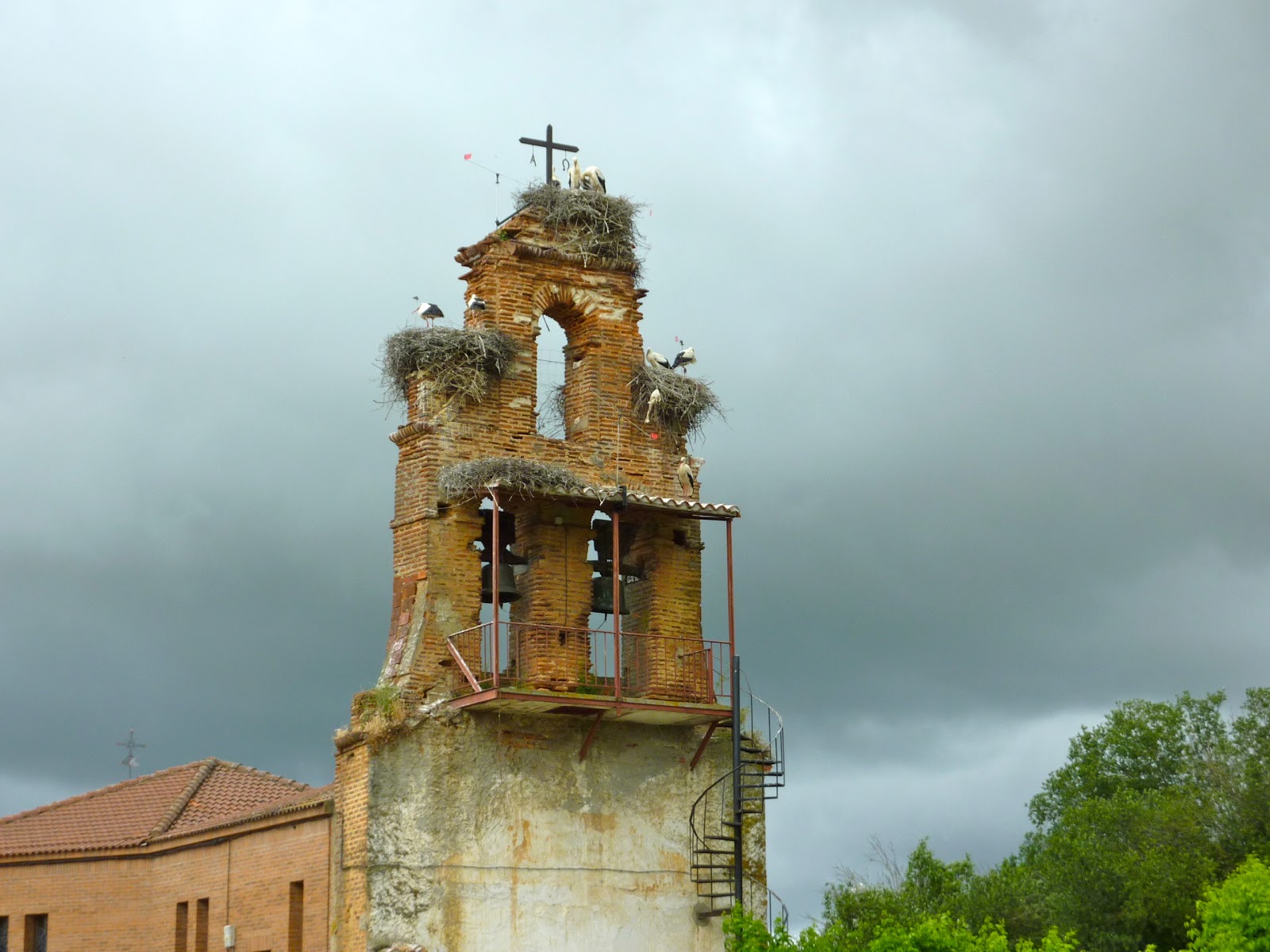San Martin del Camino locality view on the Camino Frances route