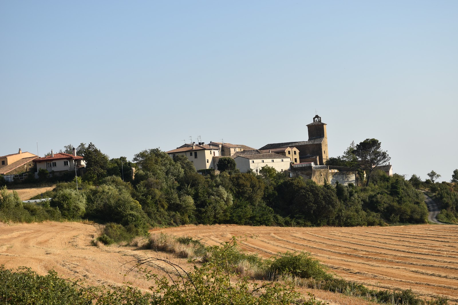 Uterga locality view on the Camino Frances route
