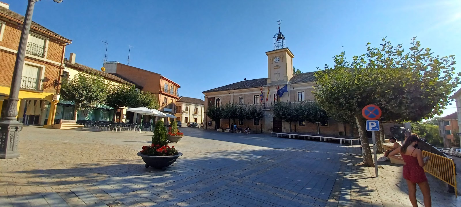 Carrión de los Condes locality view on the Camino Frances route