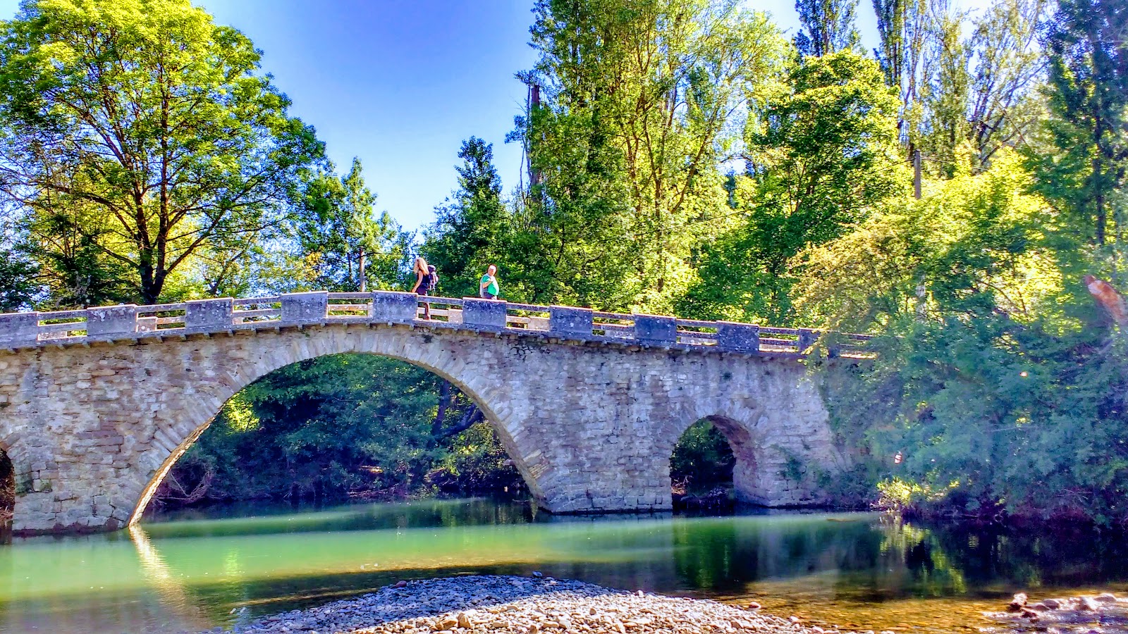 Zabaldika locality view on the Camino Frances route