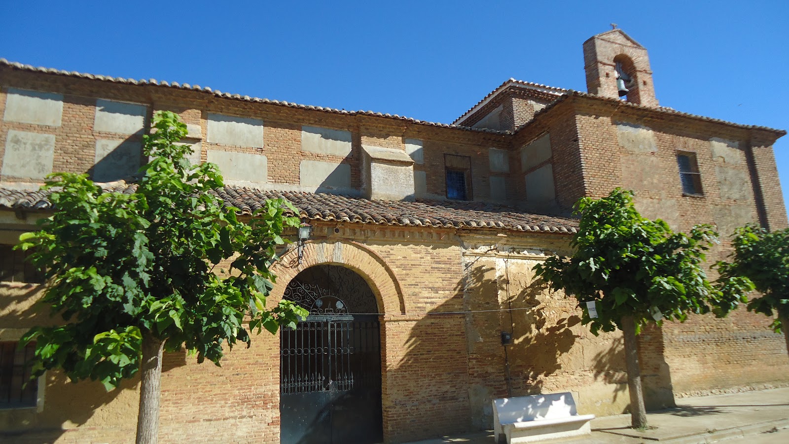 Calzadilla de la Cueza locality view on the Camino Frances route