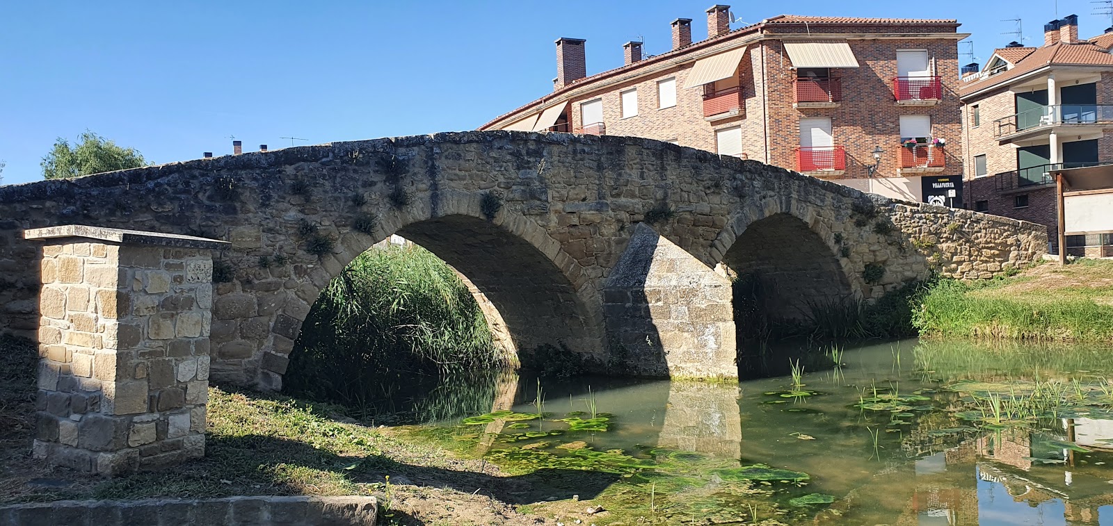 Villatuerta locality view on the Camino Frances route