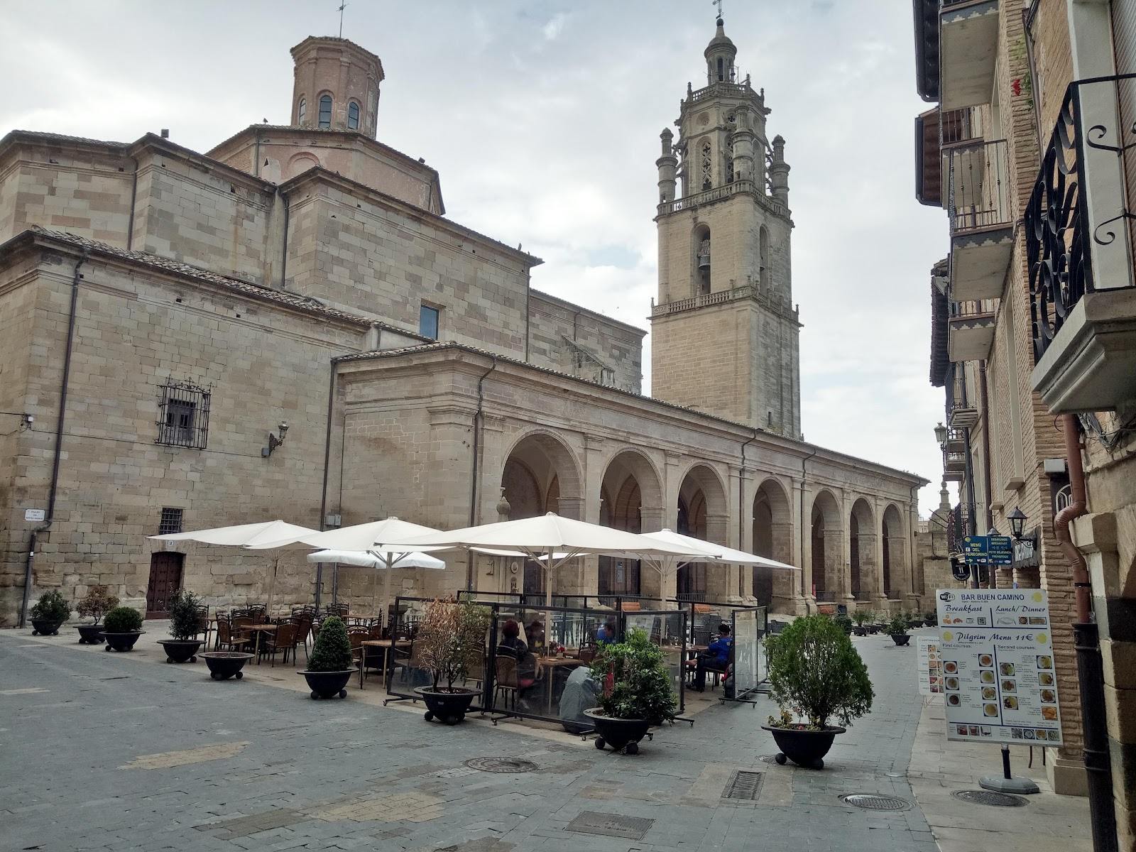 Los Arcos locality view on the Camino Frances route