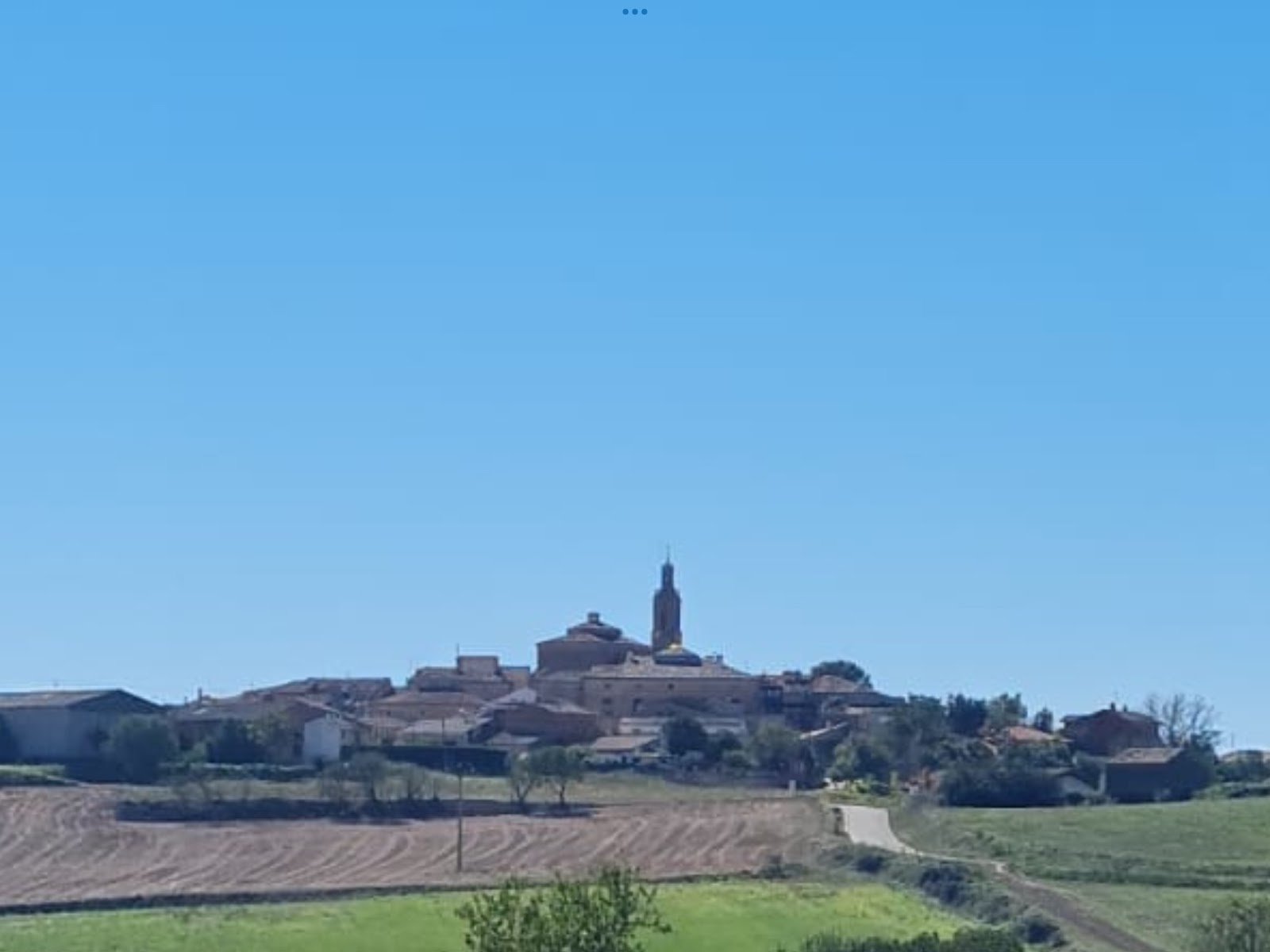 Sansol locality view on the Camino Frances route