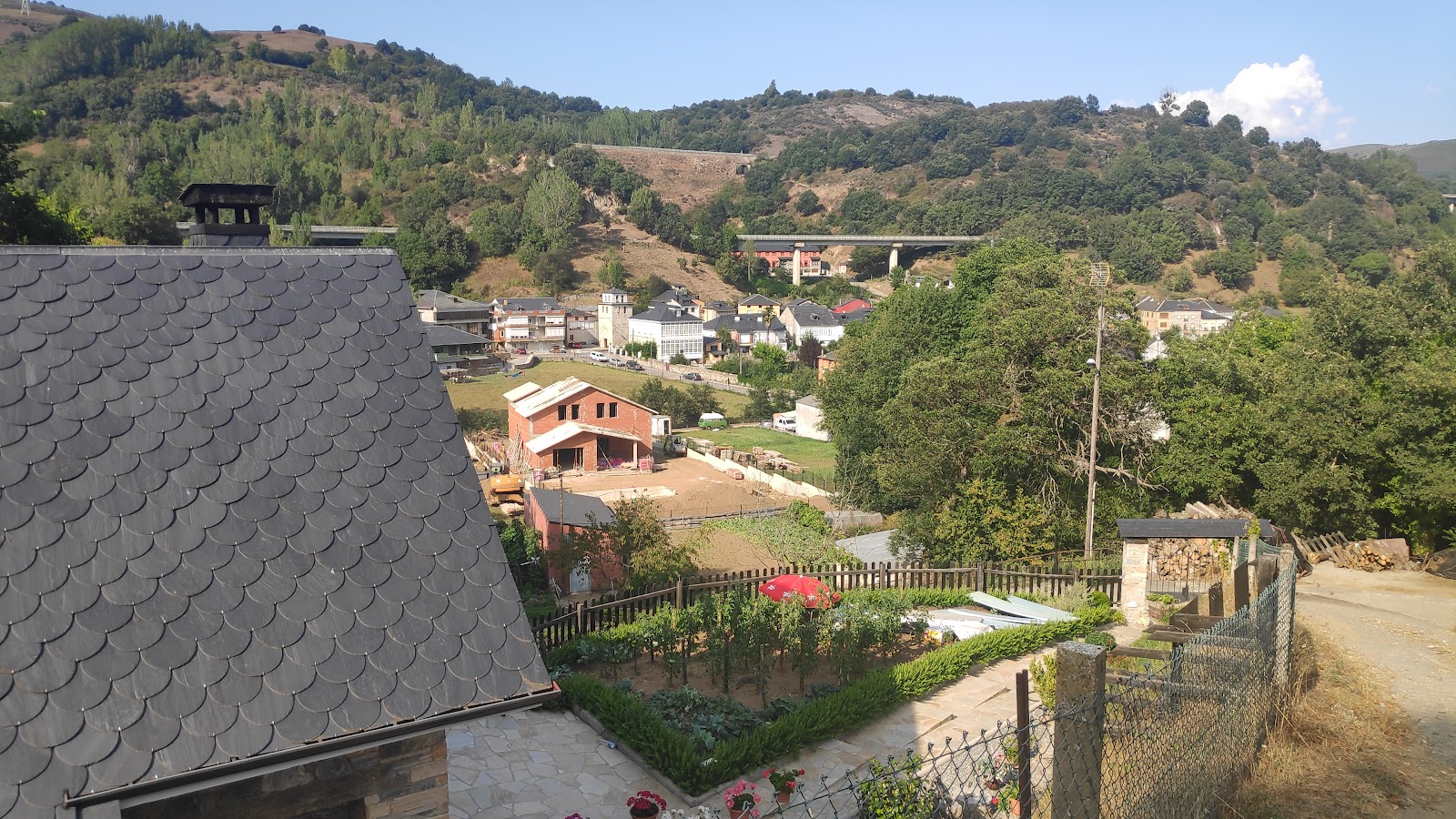 Vega de Valcarce locality view on the Camino Frances route