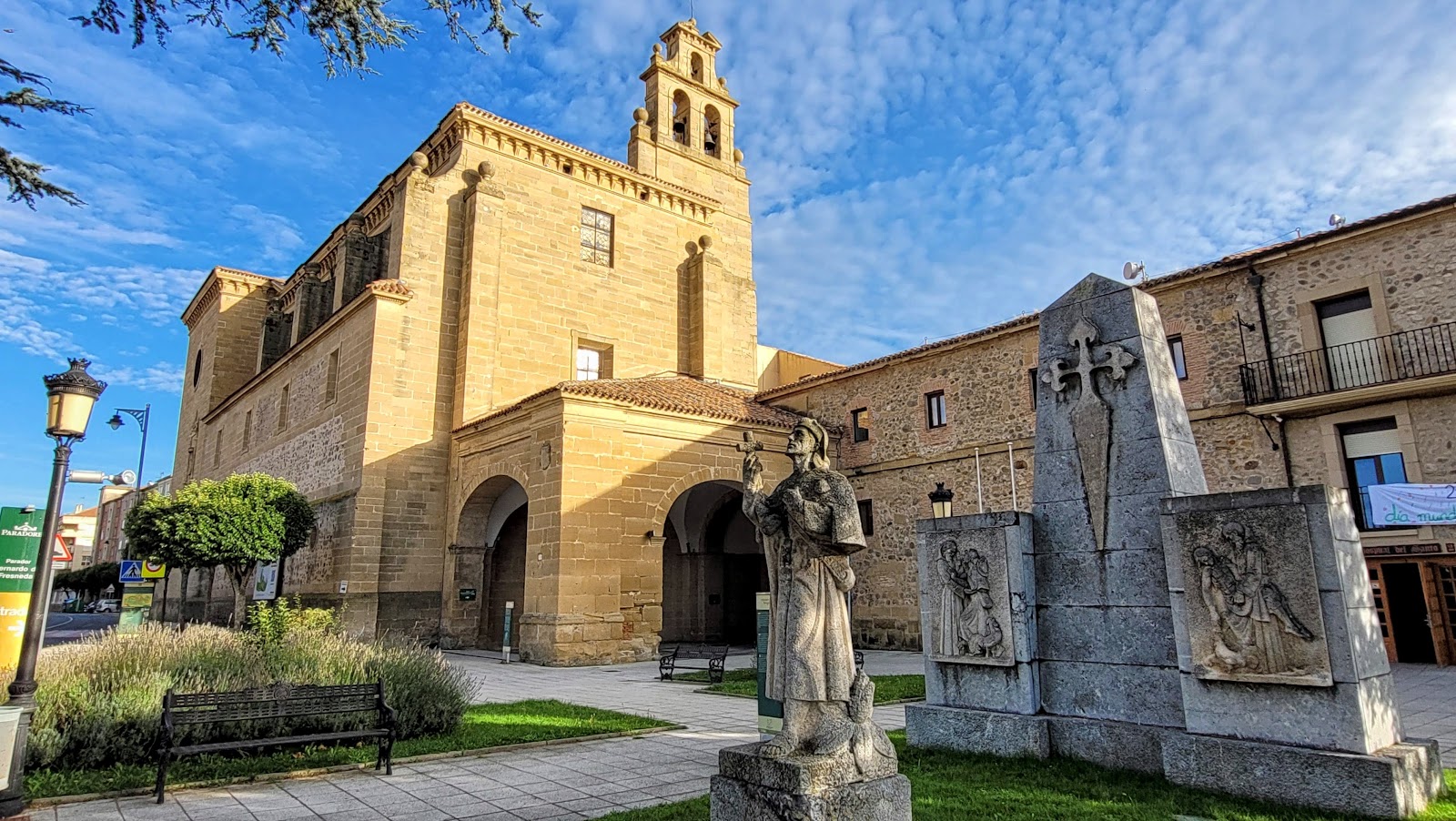 Santo Domingo de la Calzada locality view on the Camino Frances route