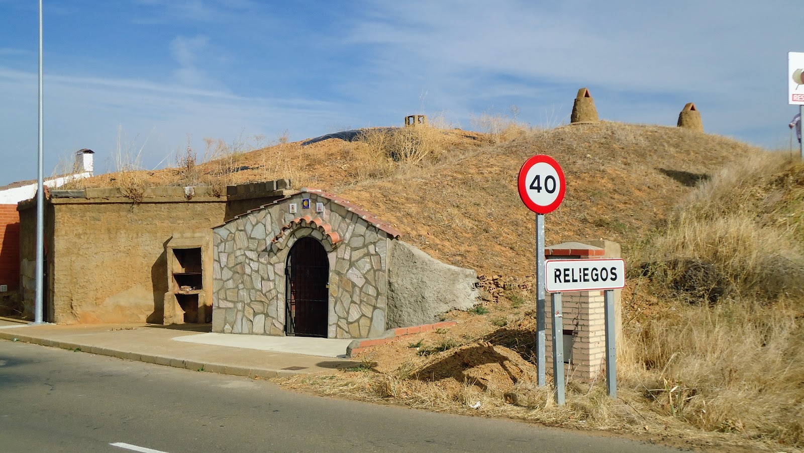 Reliegos locality view on the Camino Frances route