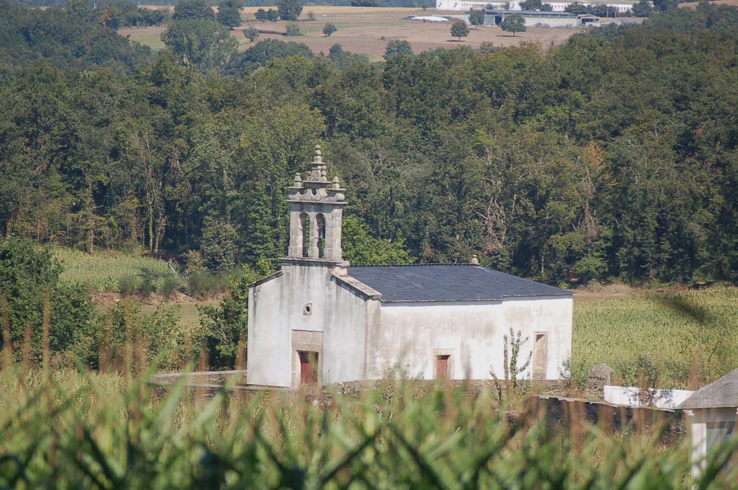 San Mamede do Camino locality view on the Camino Frances route