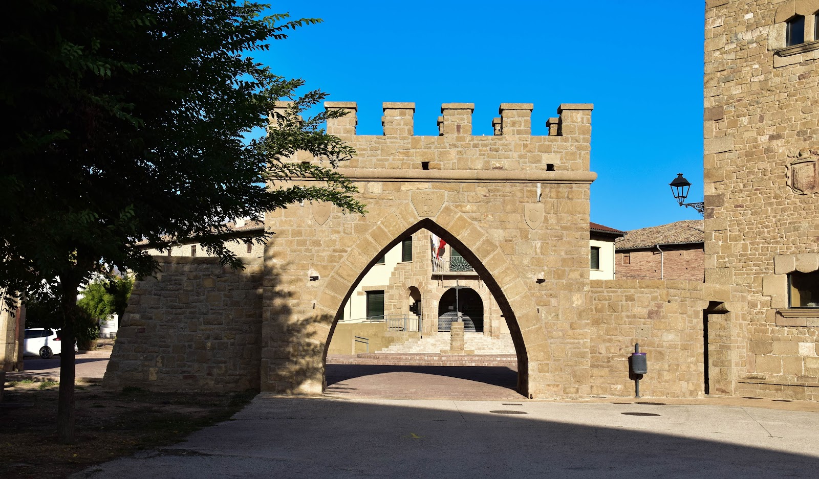 Obanos locality view on the Camino Frances route