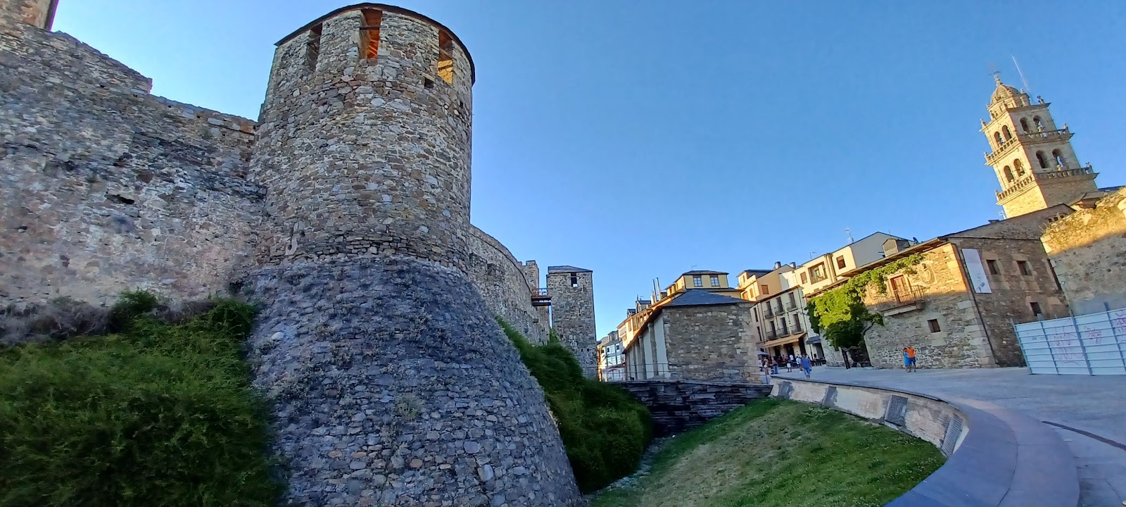 Ponferrada locality view on the Camino Frances route