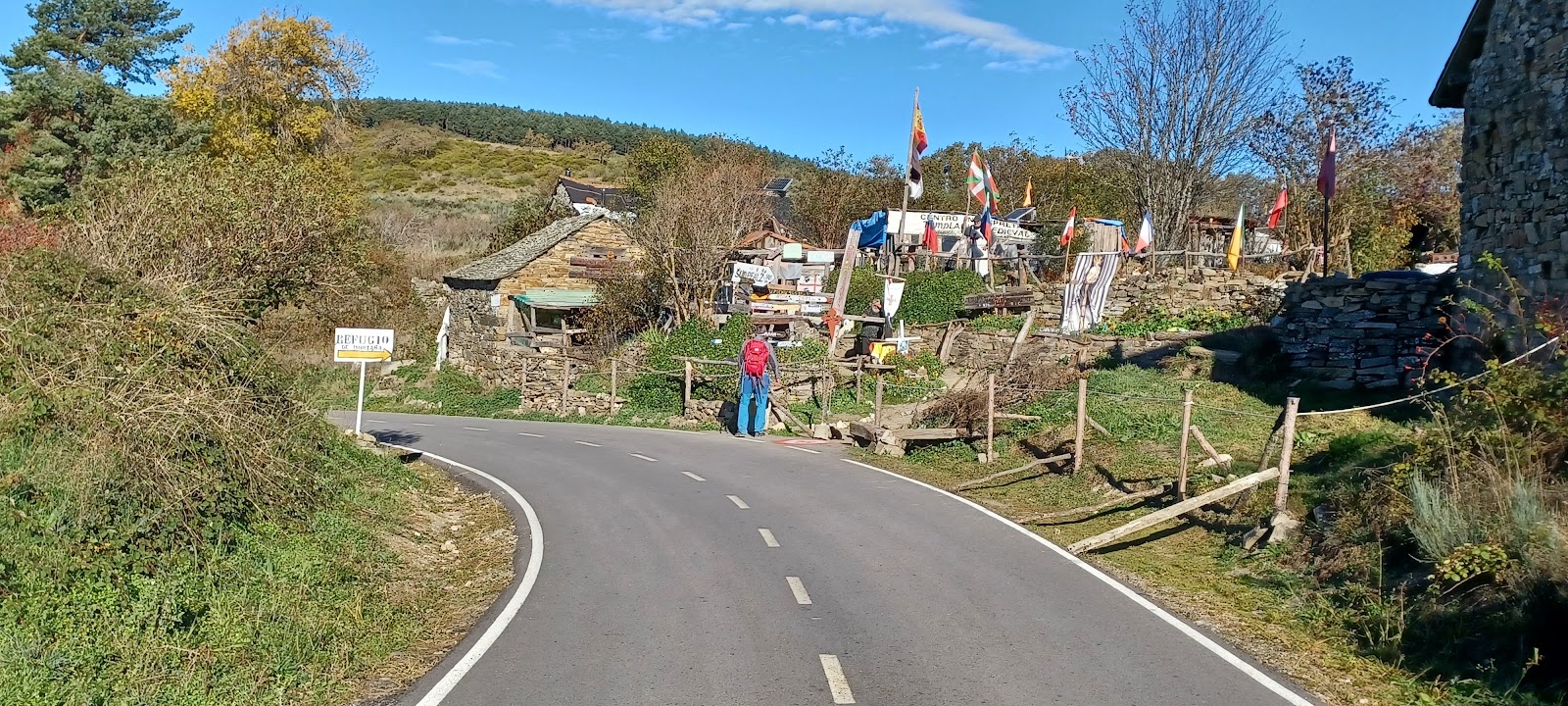 Manjarín locality view on the Camino Frances route