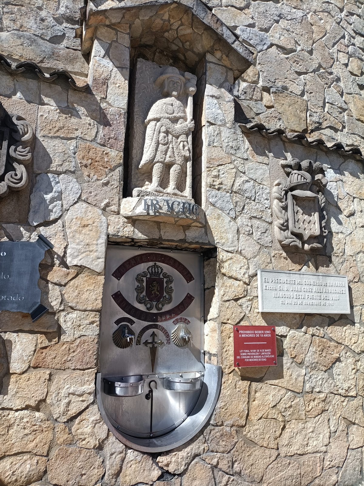 Irache locality view on the Camino Frances route