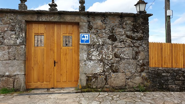 A Pena locality view on the Camino Finisterre route