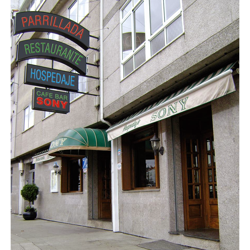 Hospedaje Restaurante Sony, hotel accommodation in Melide on the Camino Frances