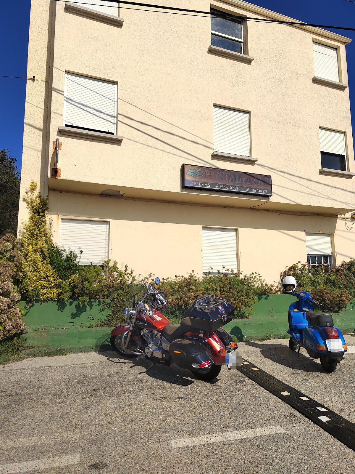hostal del mar, pension accommodation in A Guarda on the Camino Portuguese